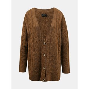 Brown cardigan with wool admission ONLY