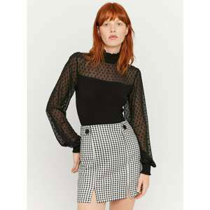 Black polka dot body blouse TALLY WEiJL