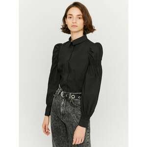 Black shirt with frilled sleeves TALLY WEiJL