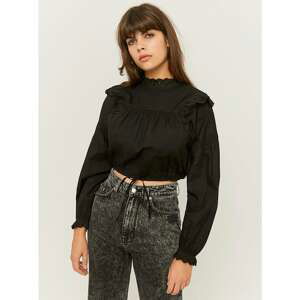 Tally WEiJL Black Short Blouse