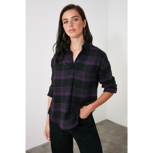 Trendyol Purple Square Blouse