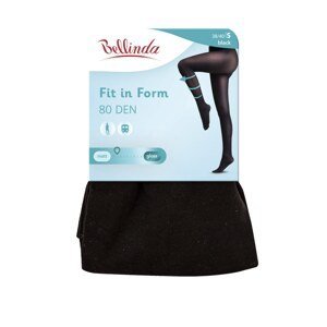 Tights for foot support - black Bellinda FIT IN FORM 80 DAY