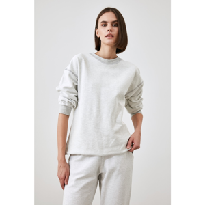 Trendyol Gray Knitted Sweatshirt