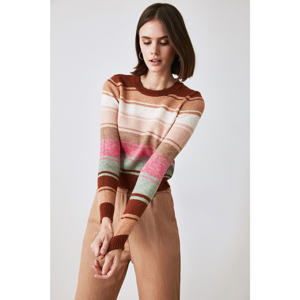 Trendyol Tiled Striped Knitwear Sweater