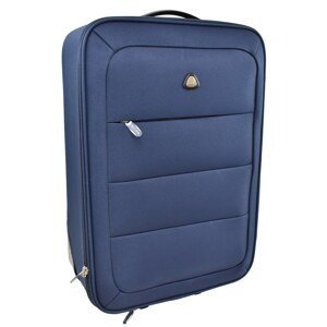 Semiline Unisex's Suitcase T5462-20 Navy Blue 20"