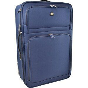 Semiline Unisex's Suitcase T5460-20 Navy Blue 20"