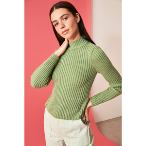 Trendyol Mint Back Decolletage Knitwear Sweater