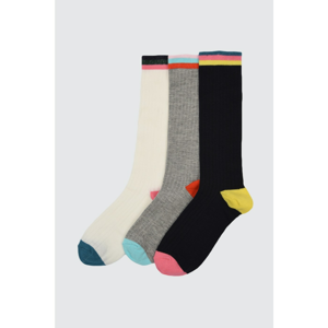 Trendyol Multicolor Striped 3-Pack Socks