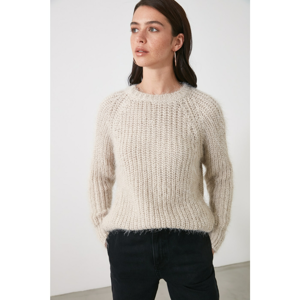 Trendyol Stone Beard Yarn Knitwear Sweater