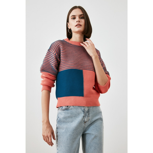 Trendyol Oil Color Block Knitwear Sweater