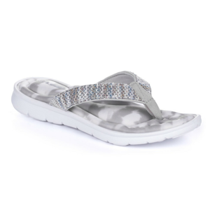 AULETTA women's flip flops gray
