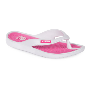 Women's flip flops DUBLIN white