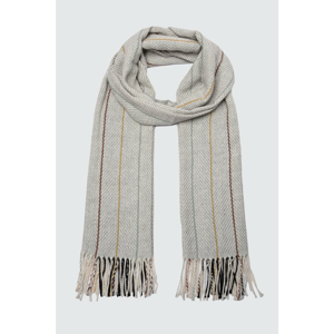 Trendyol Gray Textured Scarf