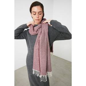 Trendyol Rose Dry Textured Scarf