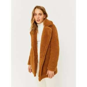 Brown short coat in artificial fur TALLY WEiJL