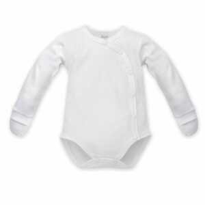 Pinokio Kids's Buttoned Longsleeve Bodysuit With Mittens