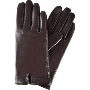 Semiline Woman's Women Leather Antibacterial Gloves P8203