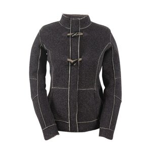 TRANUM - women's sports jacket ("wool-like") dark gray