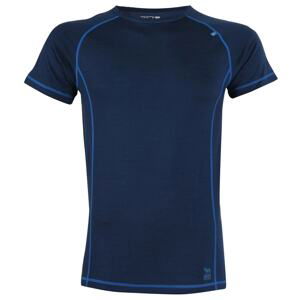 ULLANGER -men's top with kr.ruk. (merino wool), blue