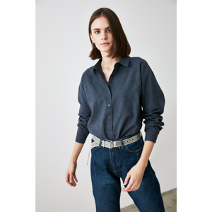 Trendyol Indigo Basic Shirt