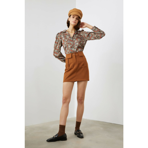 Trendyol Brown Pocket Skirt