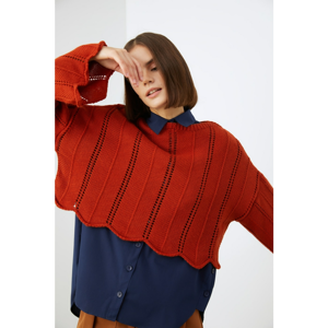 Trendyol Cinnamon Ajurlu Knitwear Sweater