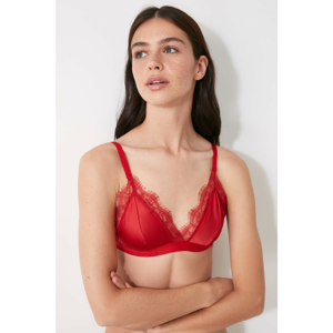 Trendyol Red Lace Detailed Bra