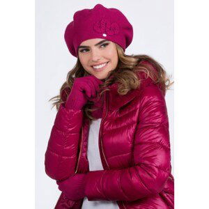 Kamea Woman's Beret K.20.022.30 Fuchsia