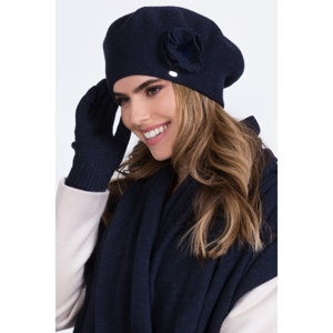 Kamea Woman's Beret K.20.026.12 Navy Blue