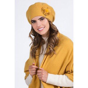 Kamea Woman's Beret K.20.026.25 Mustard