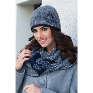 Kamea Woman's Scarf K.17.868.12 Navy Blue