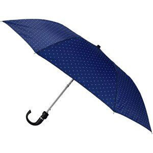 Semiline Unisex's Short Auto Open Umbrella 2509-3 Navy Blue