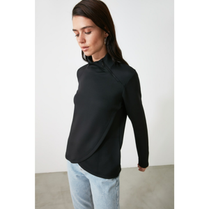 Trendyol Black Knitted Sweatshirt