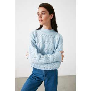 Trendyol Blue Ajur knitwear sweater