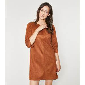 Click Woman's Dress Pola Cinnamon