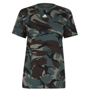 Adidas Womens Essentials Boyfriend Camouflage T Shirt