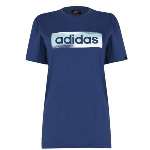 Adidas Spray Logo T Shirt Womens