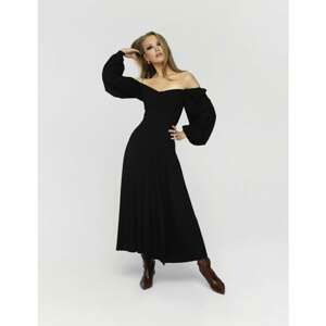 Dámske oblečenie Madnezz Madnezz_Dress_Cubana_Winter_Mad605_Black