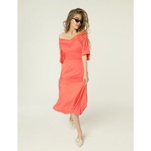 Madnezz Woman's Dress Evie Mad489 Coral
