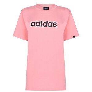 Adidas Linear Floral T-shirt Ladies