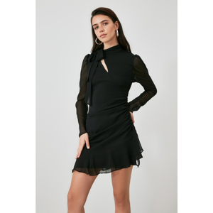 Trendyol Black Collar Detailed Dress