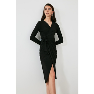 Trendyol Black Tie Detailed Dress