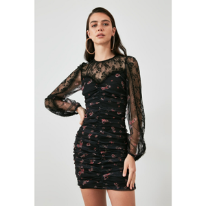 Trendyol Black Collar Detailed Dress