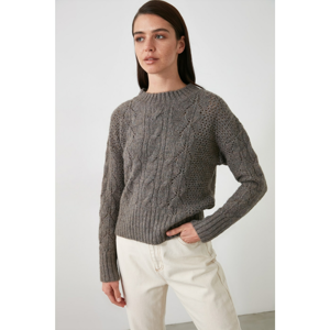 Trendyol Smoked Knitting Detailed Knitwear Sweater