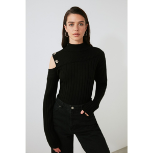 Trendyol Knitwear Sweater WITH Black Button Detail