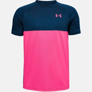 Under Armour Tech Colour Block Short Sleeve T Shirt Junior Boys