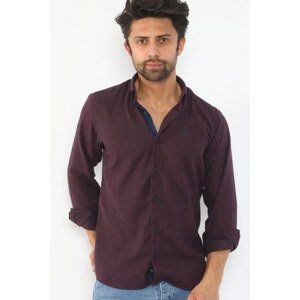 G710 DEWBERRY MEN'S SHIRT-BURGUNDY