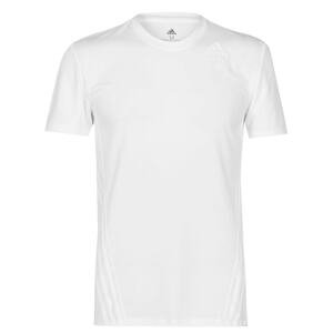 Adidas Mens Aeroknit 3-Stripes T-Shirt Slim