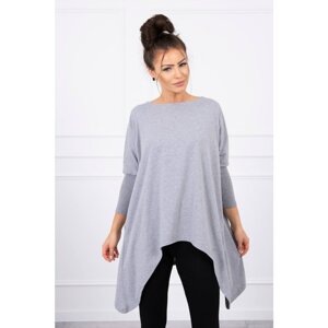 Blouse oversize grey