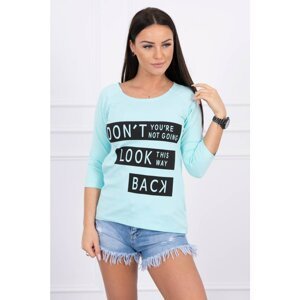 A blouse - Don't Look Back, mint
